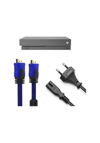 Xbox One X Güç Kablosu Hdmi Örgülü Kablo Set Xbox Aksesuar