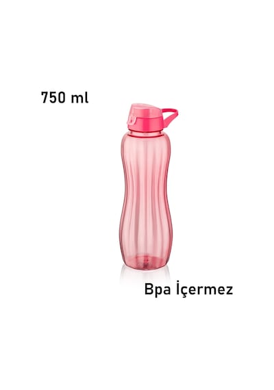 Qlux İdeasmatara Suluk Okul Sporcu Yürüyüş Matara Suluk Bpa İçermez 750 Ml L-00753 Pembe Plastik Diğer