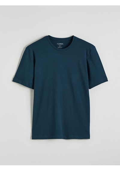 Lcwaıkıkı Classic Petrol %100 Pamuk Regular Fit Basic Tişört