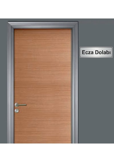 10X20 Cm Ecza Dolabı Yazılı Metal Yönlendirme Levhası