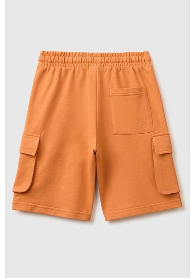 United Colors Of Benetton Erkek Çocuk Beli İp Detaylı Ön Cepli Bermuda Şort Turuncu 6-14 Yaş-2808 United Colors Of Benetton Erkek Çocuk Beli İp Detaylı Ön Cepli Bermuda Şort Turuncu 6-14 Yaş-2808