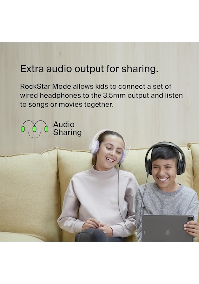 Soundform Inspire Kablosuz Kulak Üstü Kulaklık Çocuklar İçin, Çevrimiçi Öğrenme Ve Dahili Mikrofonla Seyahat - İphone, İpad, Galaxy Ve Daha Fazlasıyla Uyumlu