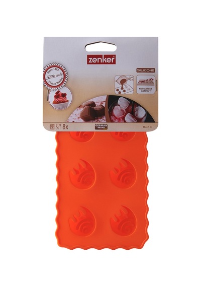 Fackelmannn Silikon Çikolata Kalıbı - Turuncu - 22 Cm Renkli