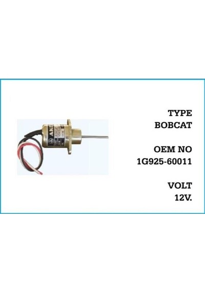 12v Stop Selenoidi Kulaklı Bobcat
