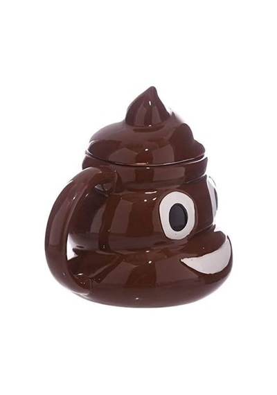 Kaka Emoji Kupa Bardak Tasarım Kupa Dekoratif Hediyelik Genel