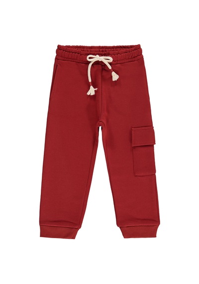 Silversun Kids Silversun Kargo Cepli 2-7 Yaş Eşofman Altı - Bordo