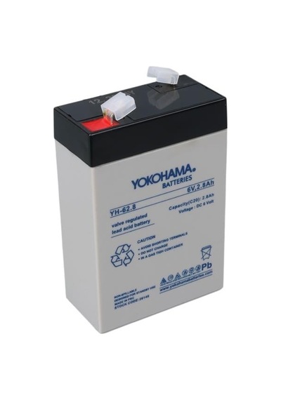 Yokohama Yh-62.8 6 Volt - 2.8 Amper Dik Akü 66x33x97 Mm