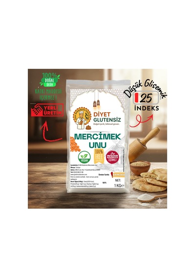 Glutensiz Mercimek Unu 1 Kg