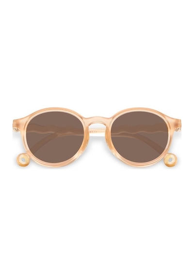 Olivio&co Classic Oval Çocuk Güneş Gözlüğü - Apricot Açık Gri