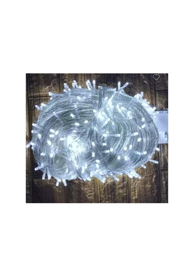 10 Metre 100 Ledli Eklemeli Animasyonlu Beyaz Led Işık Beyaz