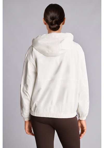 Defacto Rüzgar Geçirmez Regular Fit Reglan Kollu Kapüşonlu Yağmurluk C4949ax26auwt80 Beyaz-wt80