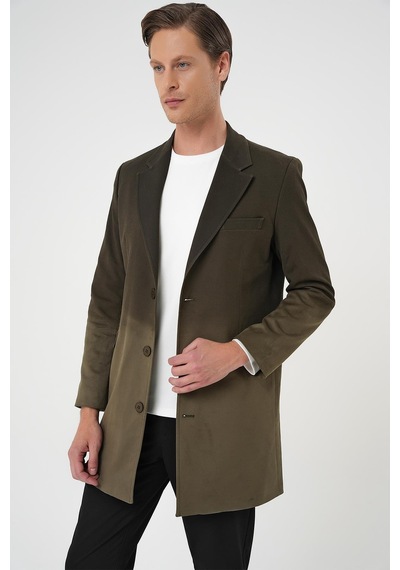 Efor Ka 088 Slim Fit Haki Spor Kaban Haki