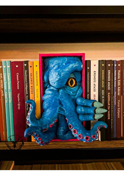 Cthulhu / Kitaplık Figürü / Kitap Tutucu / Kolleksiyon / Hediye / 21 Cm