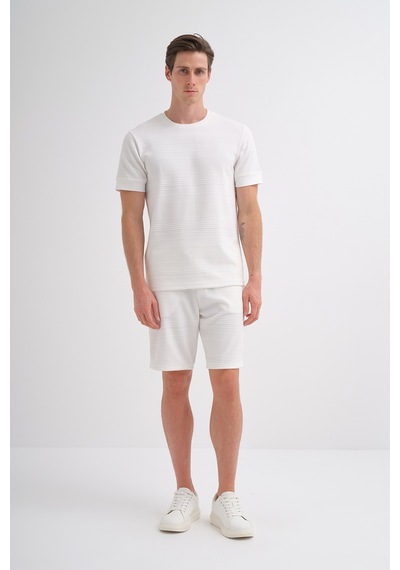 Cazador Regular Fit Örme Dokulu Bermuda Şort