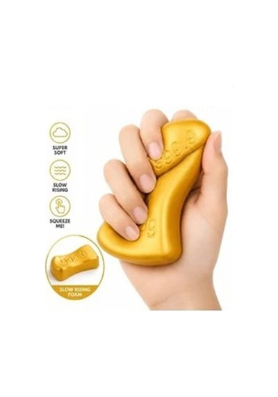 Külçe Altın Oyuncak Squish Sukuşi Yumuşak Sıkılabilir Squishy - 1 Adet
