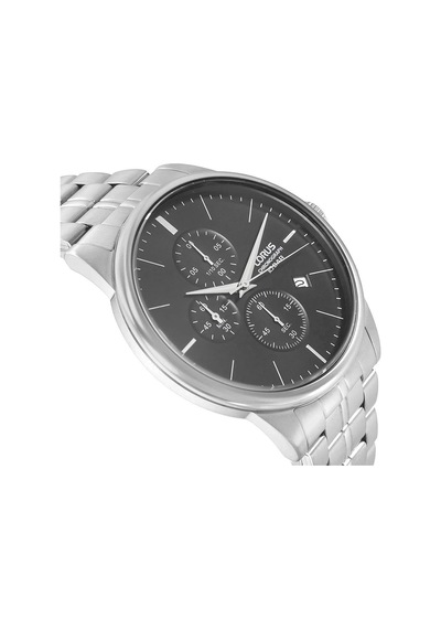 Lorus Rm361jx9 Takvimli 10 Bar Kronograf Erkek Kol Saati Metalik Gri
