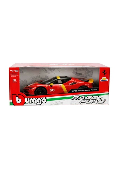 1:18 Ferrari Sf90 Stradale Assetto Fiorano Model Araba Açılabilir Kapılı Metal Koleksiyon Aracı