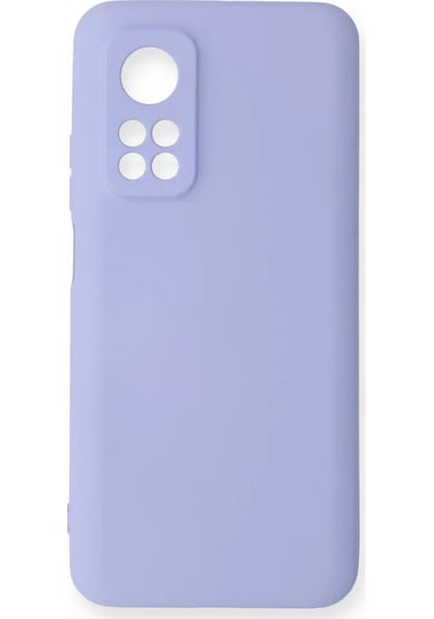 Newface Xiaomi Mi 10t Kılıf Nano İçi Kadife Silikon - Lila