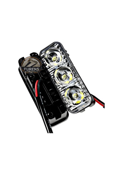 Gündüz Ledi 2 X 3 Motosiklet Otomobil Atv Üniversal Sis Farı