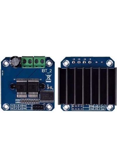 43a 5-27v Çift Bts7960b H-köprü Yüksek Güç Motor Sürücü Modülü