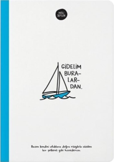 Çizgili Defter - Gidelim Buralardan 14x20