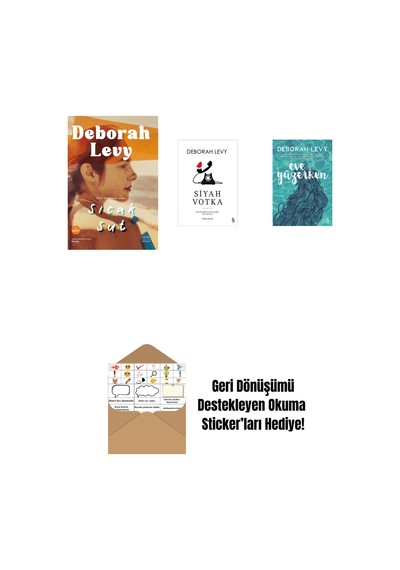 Sıcak Süt + Siyah Votka + Eve Yüzerken + Okuma Sticker'ları