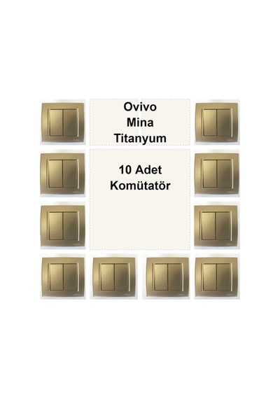 Ovivo Mina Titanyum 10 Adet Komütatör