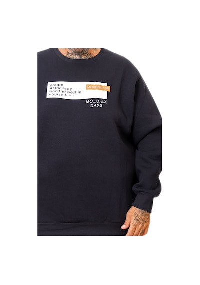 Mode Xl Erkek Sweat Bisiklet Mo...d.e.x Days U25801 Siyah