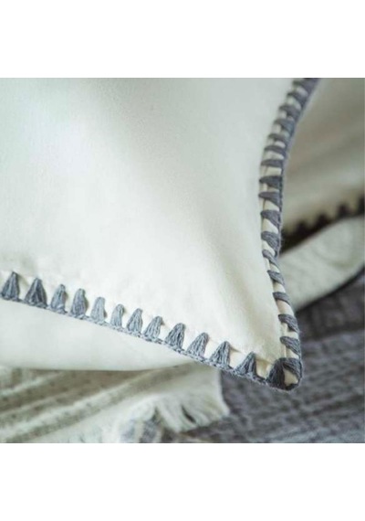 Apricitas Home Muslin Çift Kişilik Yatak Örtülü Nevresim Takımı June Gri