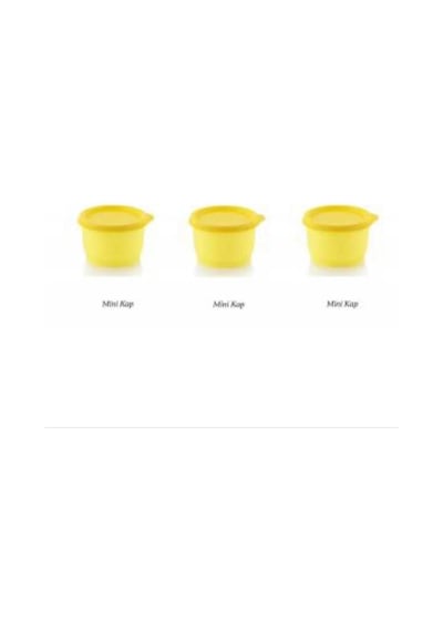 Tupperware Mini Cap 3 Ad Sarı