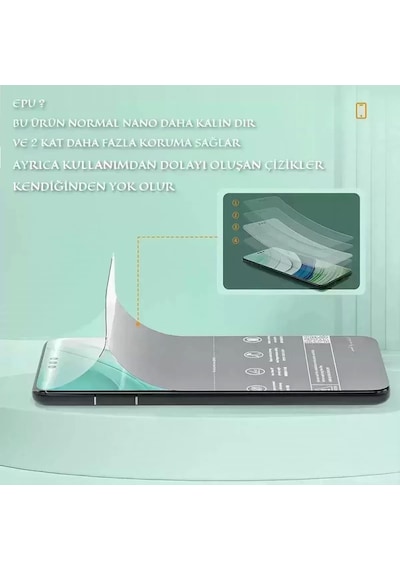 Vivo X Fold 5 Uyumlu Nano Ekran Koruyucu Esnek Ultra İnce - Maxxpro - Epu Hd