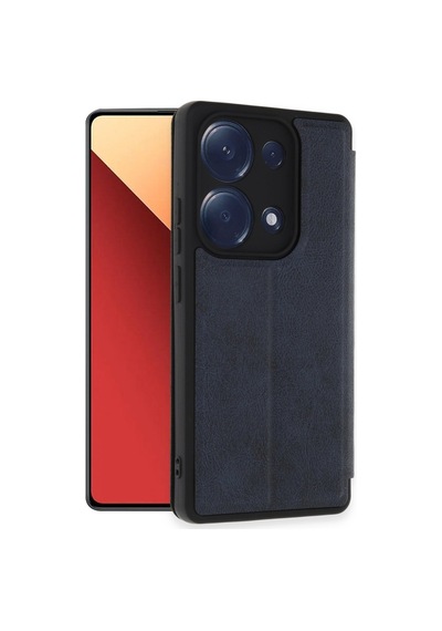 Redmi Note 13 Pro 4g Kılıf Flip Cover - Lacivert Bz8683140751302