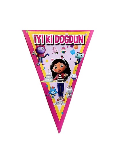 Gabby Doolhouse 16 Kişilik Doğum Günü Parti Malzemeleri Seti Eko Set Gabyy Tabak Bardak Peçete Renkli Tüm Yaşlar