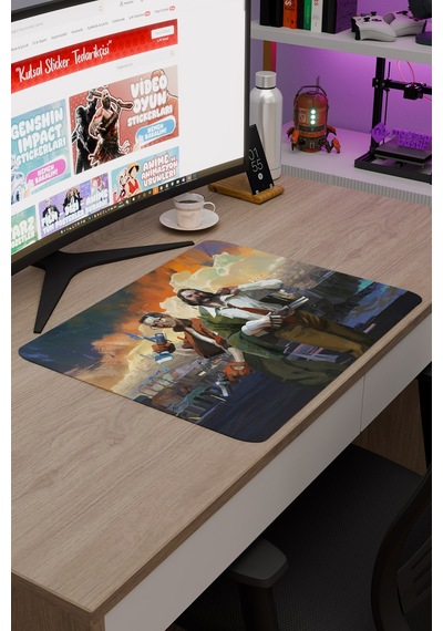 Disco Elysium Kaymaz Dikişli Kauçuk Oyuncu Mousepad V1 - 48x40 Xl Gaming Mouse Pad Fare Altlığı