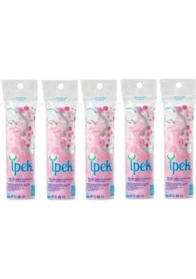 İpek Disk Makyaj Temizleme Pedi 70'li x 5 Paket