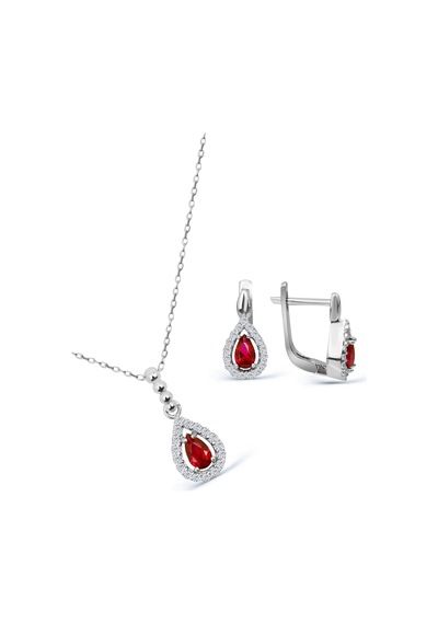 Argentum Concept 925 Ayar Gümüş Minimal Damla Set - S013802
