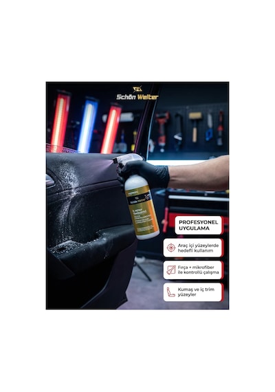 Araç Oto Döşeme İç Detay Temizleyici Sprey 500ml Heron