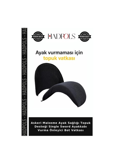 Hadpols Askeri Malzeme Ayak Sağlığı Topuk Desteği Single Sword Ayakkabı Vurma Önleyici Bot Vatkası Diğer