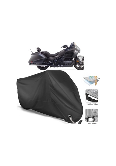 Honda Goldwing F6B Motor Branda (Bağlantı, Kilit Uyumlu)-Siyah (457268406)