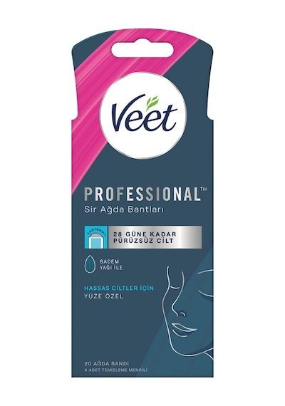 Veet Professional Yüz Ağda Bandı Hassas 20'li - 2 Adet Tarı