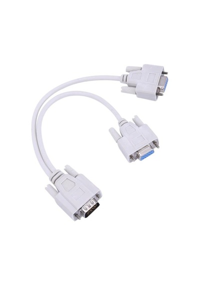 Vga Y Splitter Dönüştürücü Çevirici Çoklayıcı Switch Kablosu Dişi