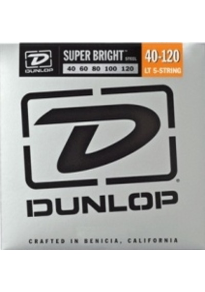 Jim Dunlop Dbsbs40120 Super Bright 5 Telli Bas Gitar Teli 40-120