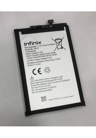 İnfinix Smart 7 X6515 Batarya 6000 Mah