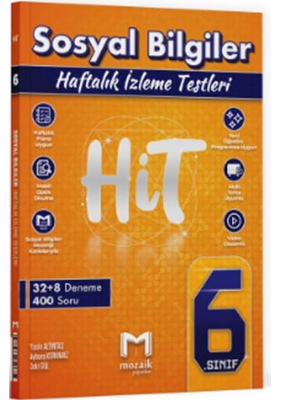 Mozaik 6.sınıf Sosyal Bilgiler Haftalık İzleme Testleri