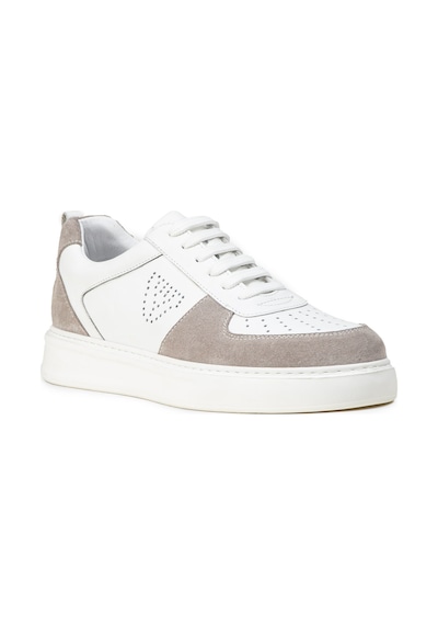 Deery Erkek Hakiki Deri Beyaz Sneaker Ayakkabı - 02014mbyzc01 Beyaz