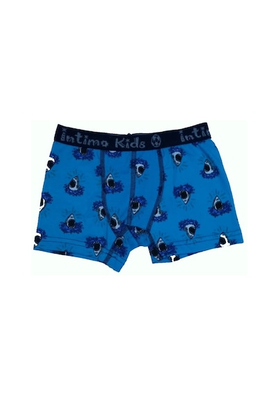 12 Li Paket İntimo Kids Erkek Çocuk Desenli Likralı Boxer 001
