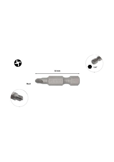 Ceta Form Torq-set Uçlu Bits No 8 X 32mm Cb/860308