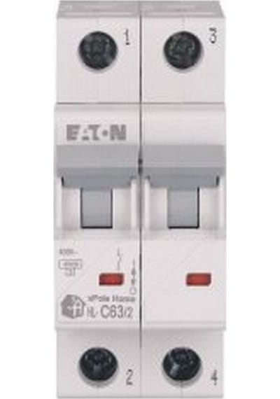 Eaton 194777 Minyatür Devre Kesici - 4,5ka - C Eğrisi - 2x63a