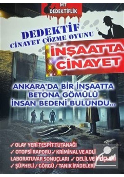Dedektiflik Cinayet Çözme Oyunu Ankarada Bir İnşaatta Cinayet ...