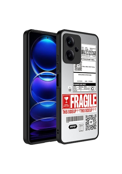 Xiaomi Redmi Note 12 5g Kılıf Aynalı Desenli Kamera Korumalı Parlak Zore Mirror Kapak Fragile